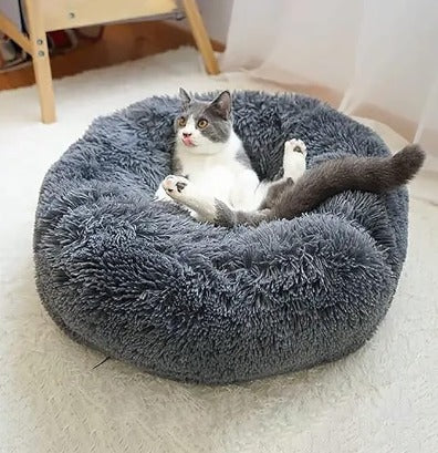 💤🍩 Camita Donut Bienestar para Mascotas Antiestrés🐶🐱