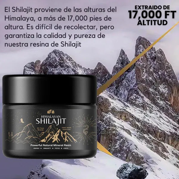 Shilajit 100% Resina Pura🗻 - El Secreto Milenario para una Energía y Bienestar Inigualable💪