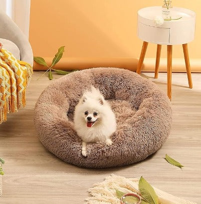 💤🍩 Camita Donut Bienestar para Mascotas Antiestrés🐶🐱