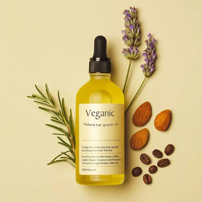🌿 Aceite Esencial Capilar Vegano EELHOE® 60ML – Fortalece y Estimula el Crecimiento del Cabello💪🧬