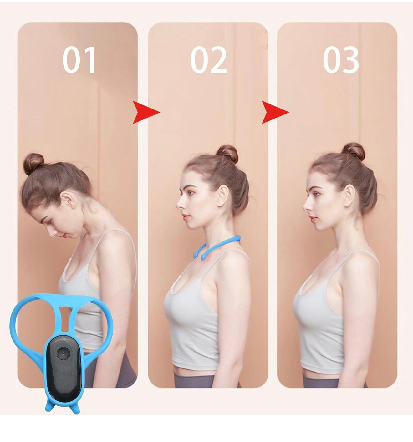 Slimory-  Corrector Inteligente de Postura y Masajeador Cervical EMS