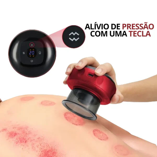 Masajeador Eléctrico De Ventosa Succión®️Inalámbrica🔋