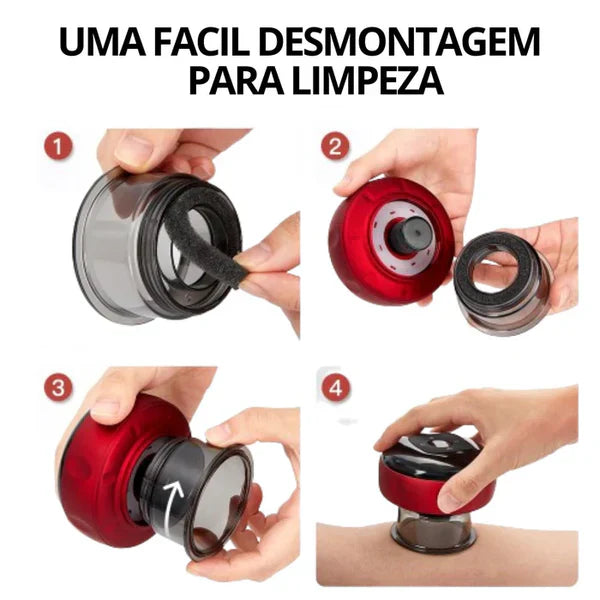 Masajeador Eléctrico De Ventosa Succión®️Inalámbrica🔋