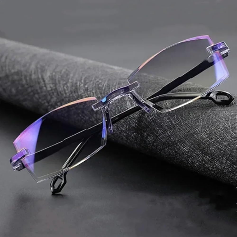 Pack de gafas antirayos azules multifocales +1.50 mas funda de cuero - additional image 1