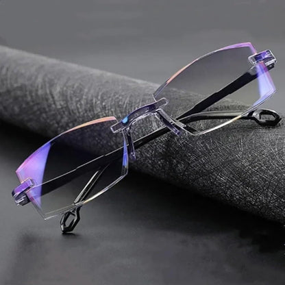 Pack de gafas antirayos azules multifocales +1.50 mas funda de cuero - additional image 1