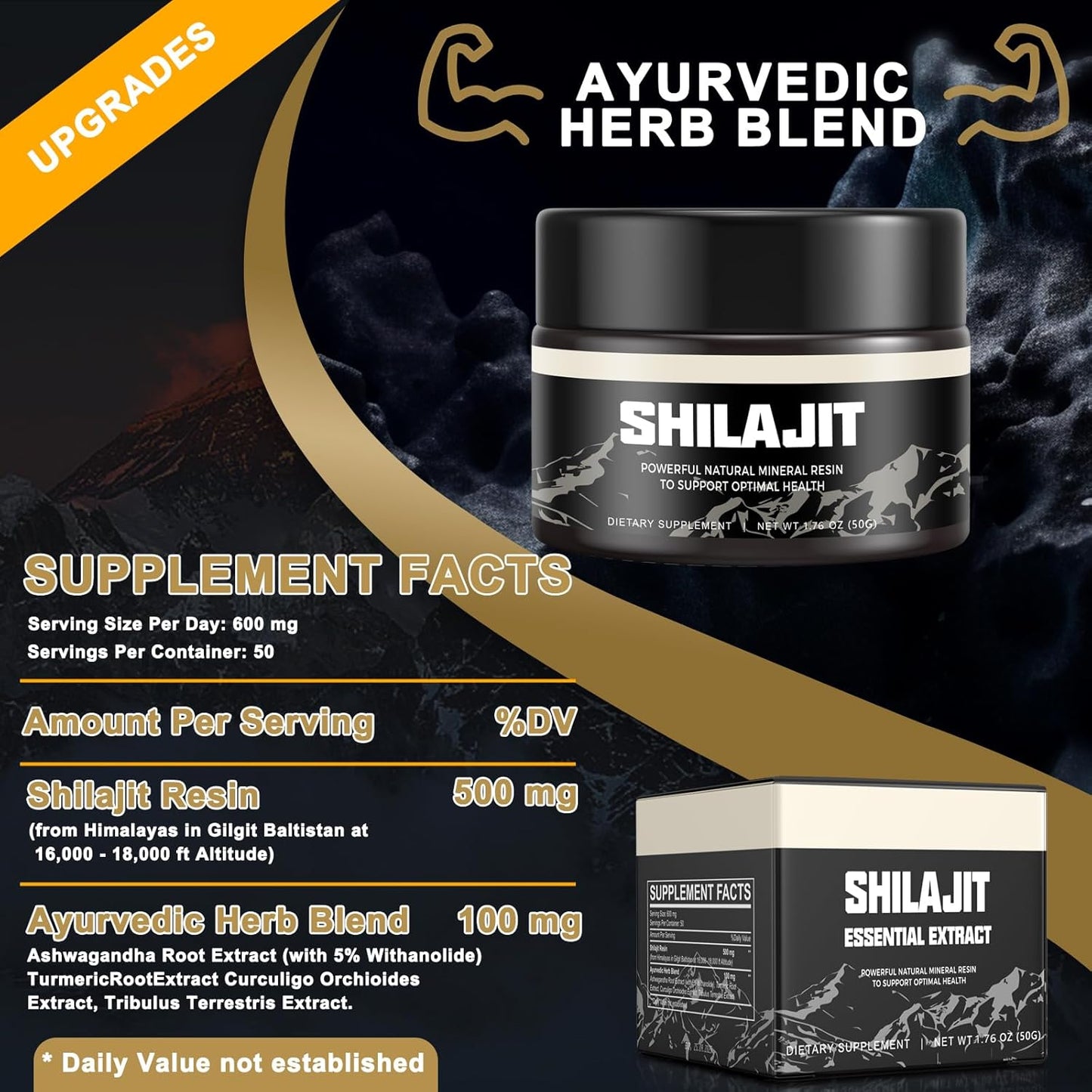 Shilajit 100% Resina Pura🗻 - El Secreto Milenario para una Energía y Bienestar Inigualable💪