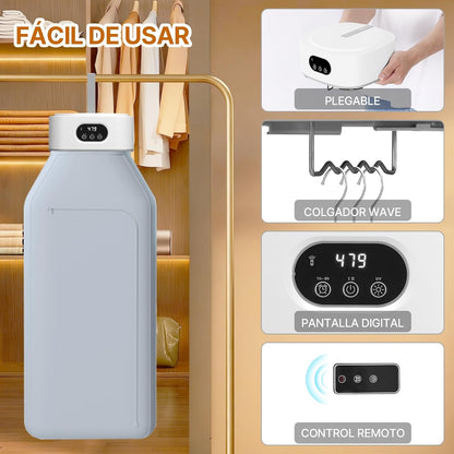Secador Eléctrico Portátil de Diseño Plegable🔥👕 Seca tu ropa SIN SOL en minutos