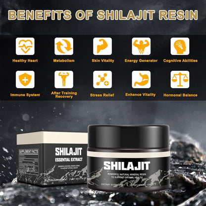Shilajit 100% Resina Pura🗻 - El Secreto Milenario para una Energía y Bienestar Inigualable💪