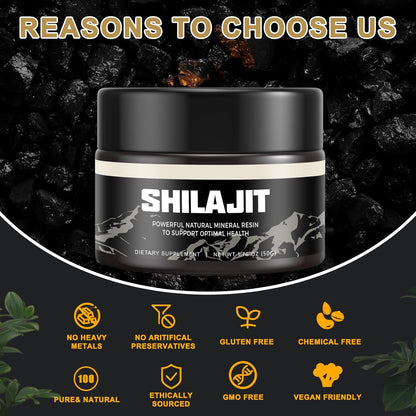 Shilajit 100% Resina Pura🗻 - El Secreto Milenario para una Energía y Bienestar Inigualable💪