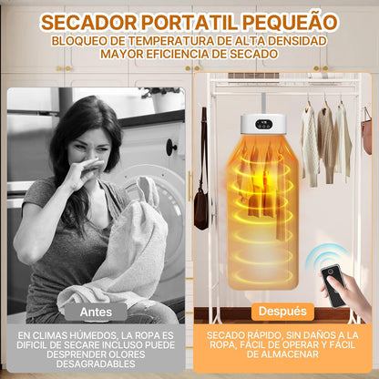 Secador Eléctrico Portátil de Diseño Plegable🔥👕 Seca tu ropa SIN SOL en minutos