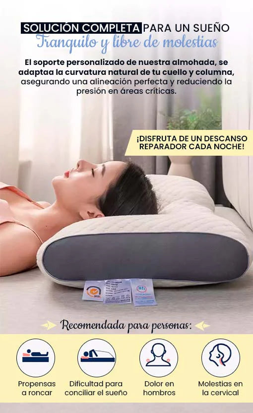 PACK 2 UNIDADES CerviCare®🐑 Almohada Ortopedica Para La Cervical😴💭🐑