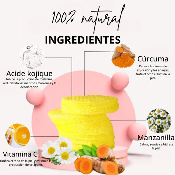 Almohadillas de cúrcuma y ácido kójico - piel radiante en menos de 2 semanas