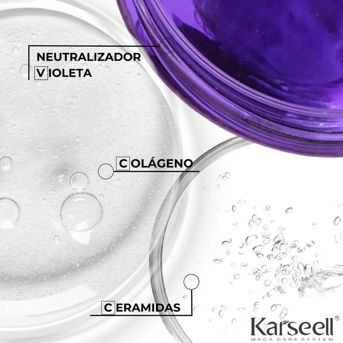 💜Mascarilla Kiss Beauty® Purple 500ML💜