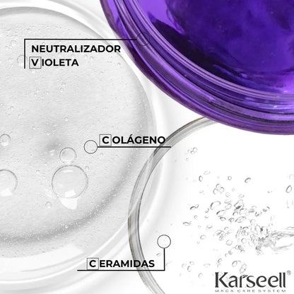 💜Mascarilla Kiss Beauty® Purple 500ML💜