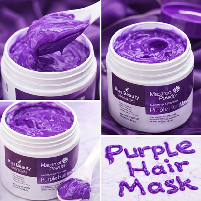 💜Mascarilla Kiss Beauty® Purple 500ML💜