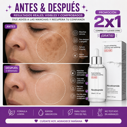 🧴Promoción 2 por 1 - Serum Facial con Nicotinamida 🧪 x 2 UNIDADES💧🌟