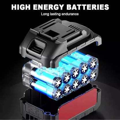 Soplador de aire potente TurboVortex🌪️ + dos baterías🔋⚡