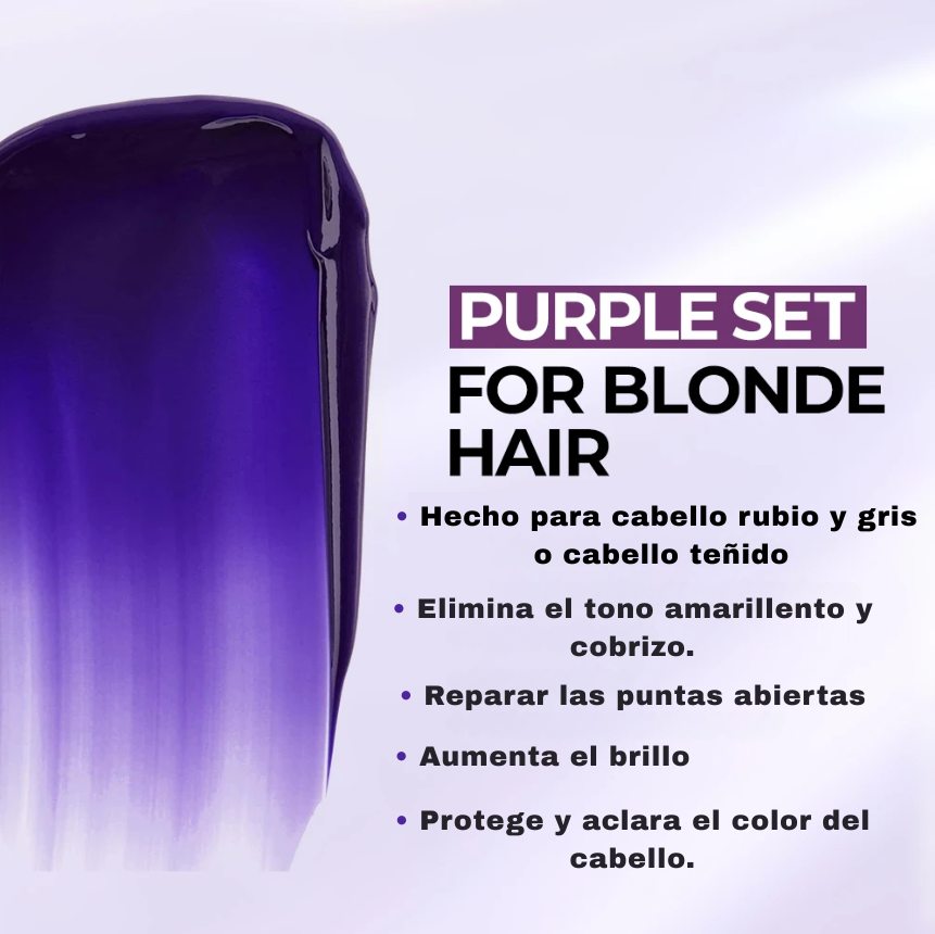 💜Mascarilla Kiss Beauty® Purple 500ML💜