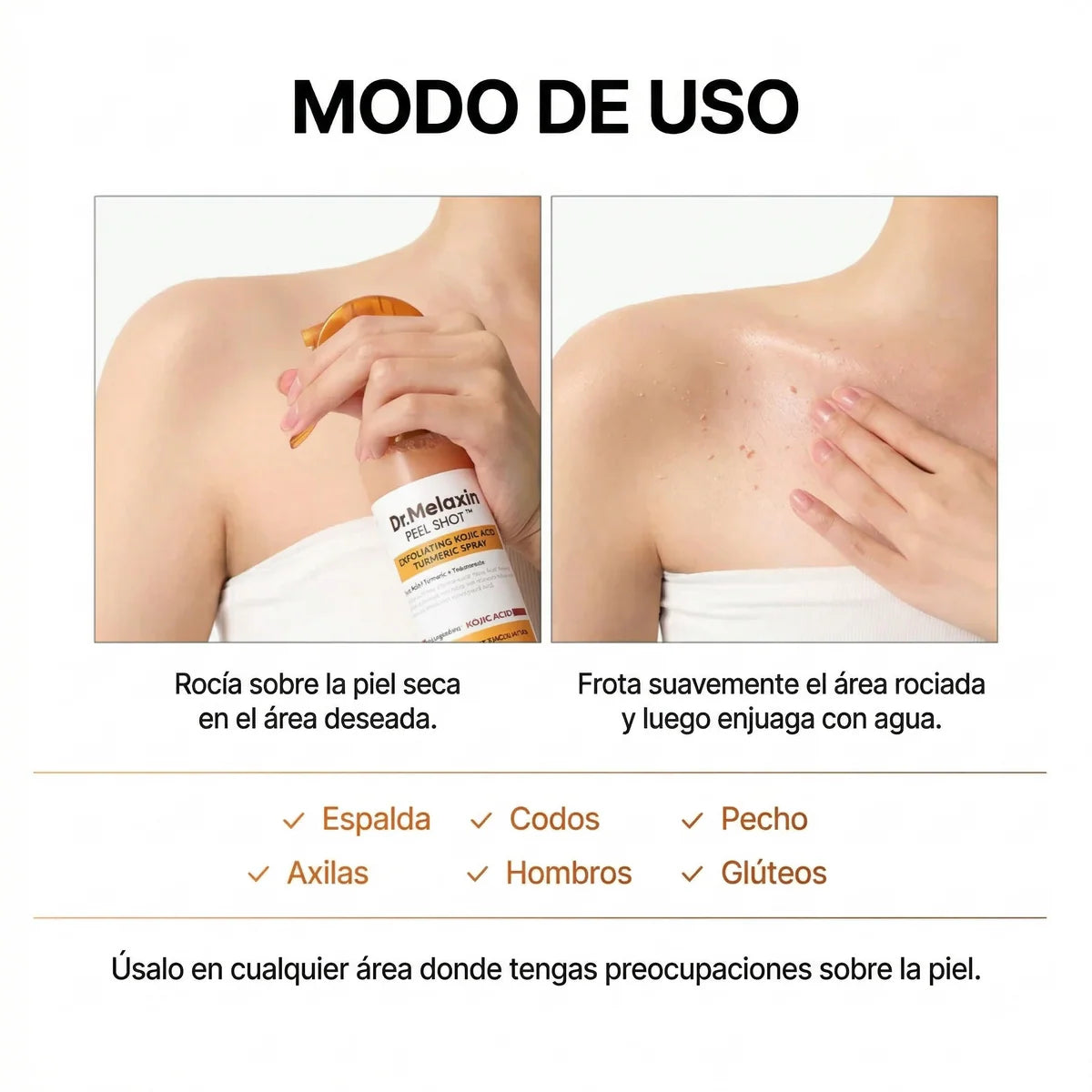 DR. MELAXIN EXFOLIANTE PEEL SHOT (Kojic Acid + Turm)