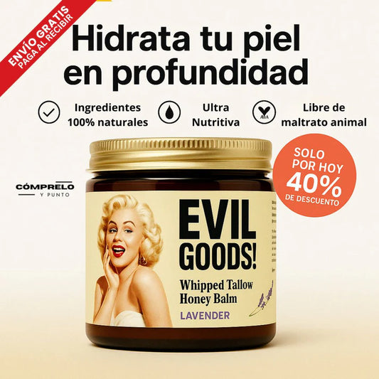 🧴✨EVIL GOODS® – Bálsamo de Sebo de Res Batido🐄 y Miel🐝 de Manuka 🌻