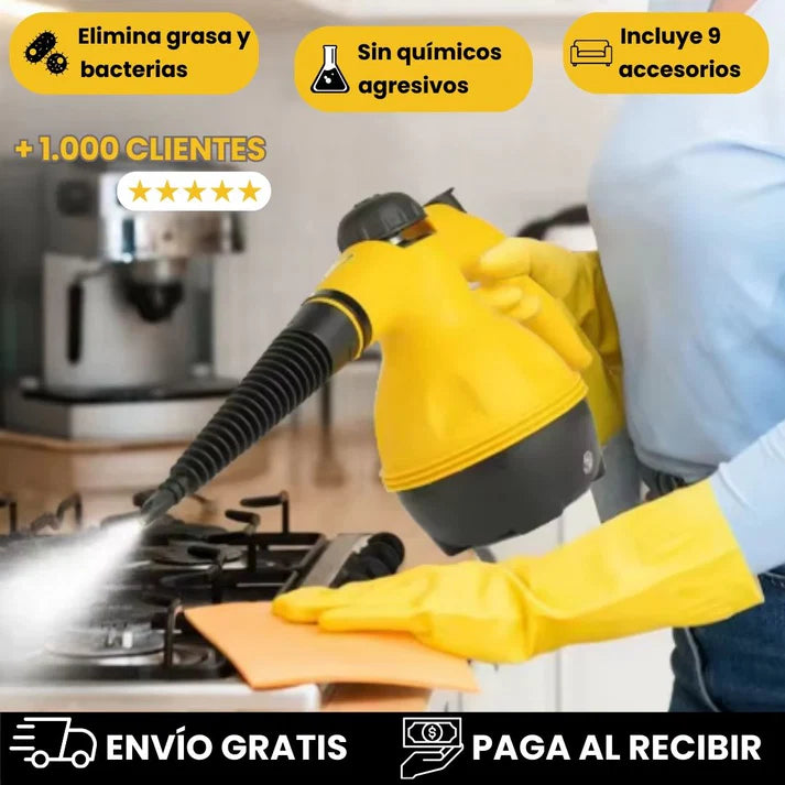 Limpiador a Vapor Multiusos ORIGINAL+ Accesorios GRATIS
