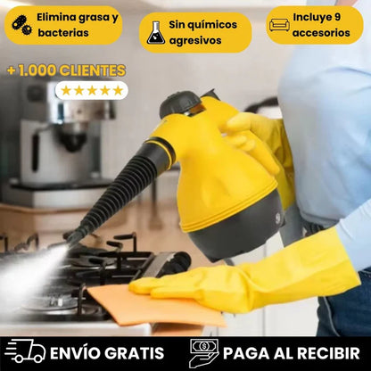 Limpiador a Vapor Multiusos ORIGINAL+ Accesorios GRATIS
