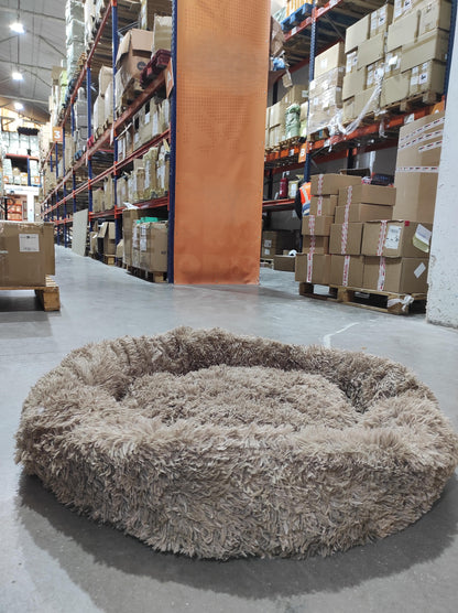 💤🍩 Camita Donut Bienestar para Mascotas Antiestrés🐶🐱