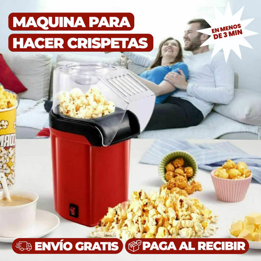🍿Máquina Palomitas Crispetera Sin Aceite ¡Del cine a tu hogar!🎬🍿