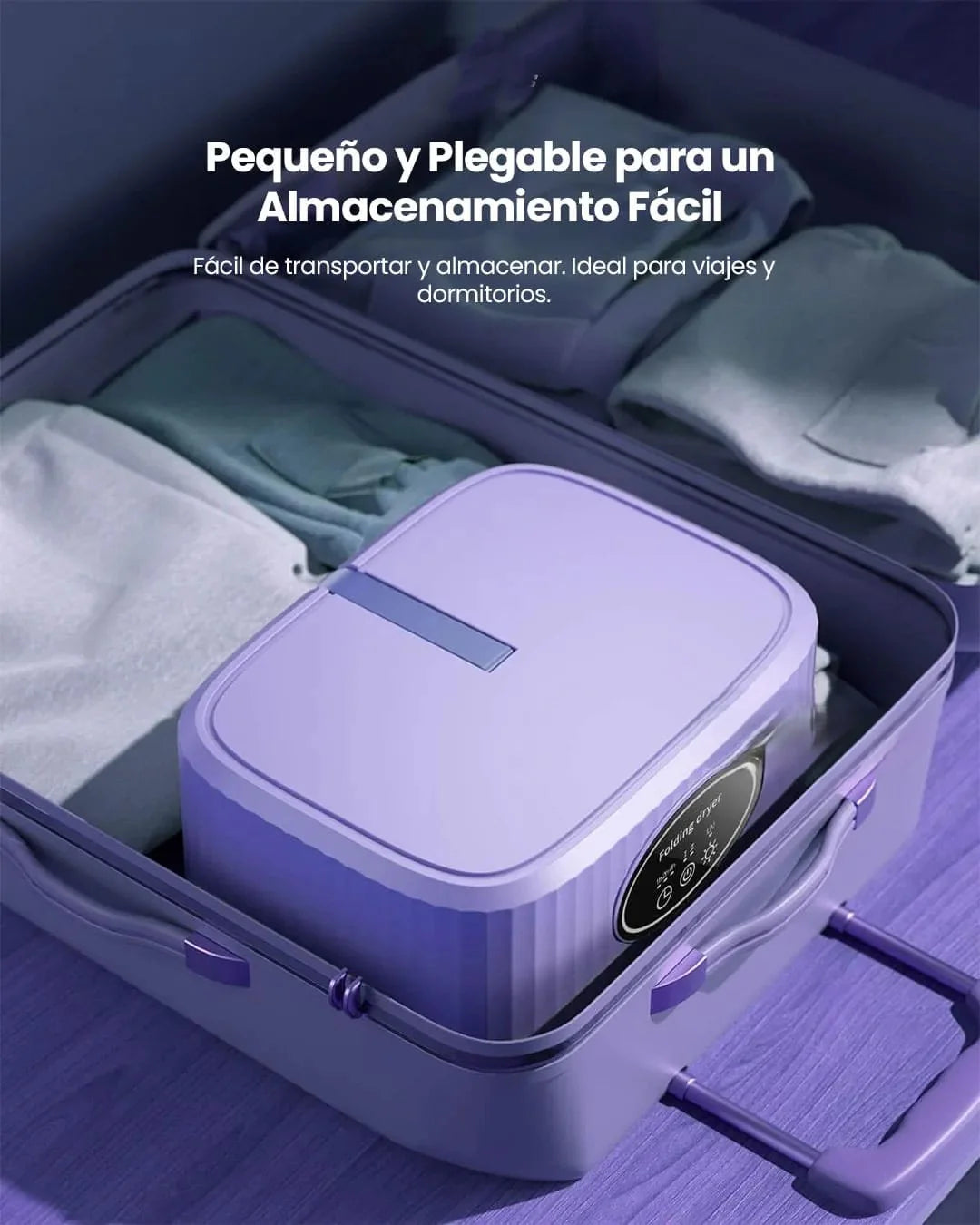 Secador Eléctrico Portátil de Diseño Plegable🔥👕 Seca tu ropa SIN SOL en minutos