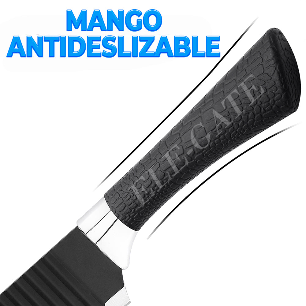 🔪Set Cuchillos Premium Acero Inoxidable x7🩶🔥Afilador de Cuchillos GRATIS🔥