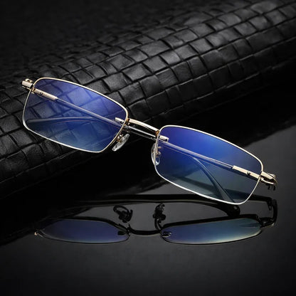 Pack de Gafas Antirayos Azules Multifocales Zoom + Funda de Cuero🎁