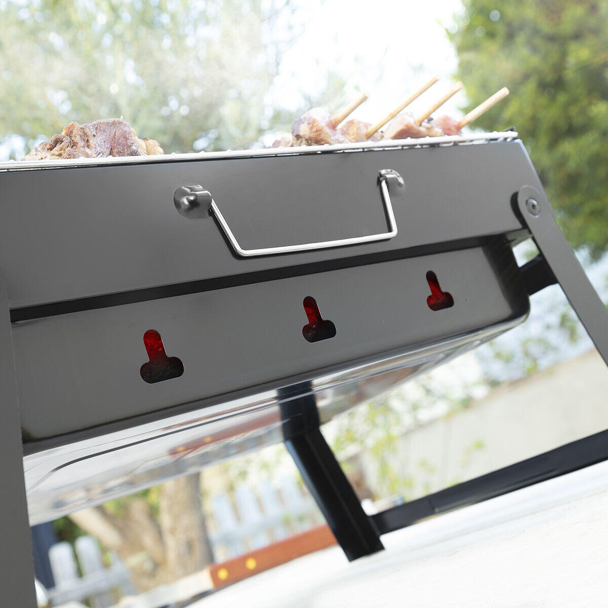 Barbacoa Plegable Portátil para Carbón BearBQ♨️