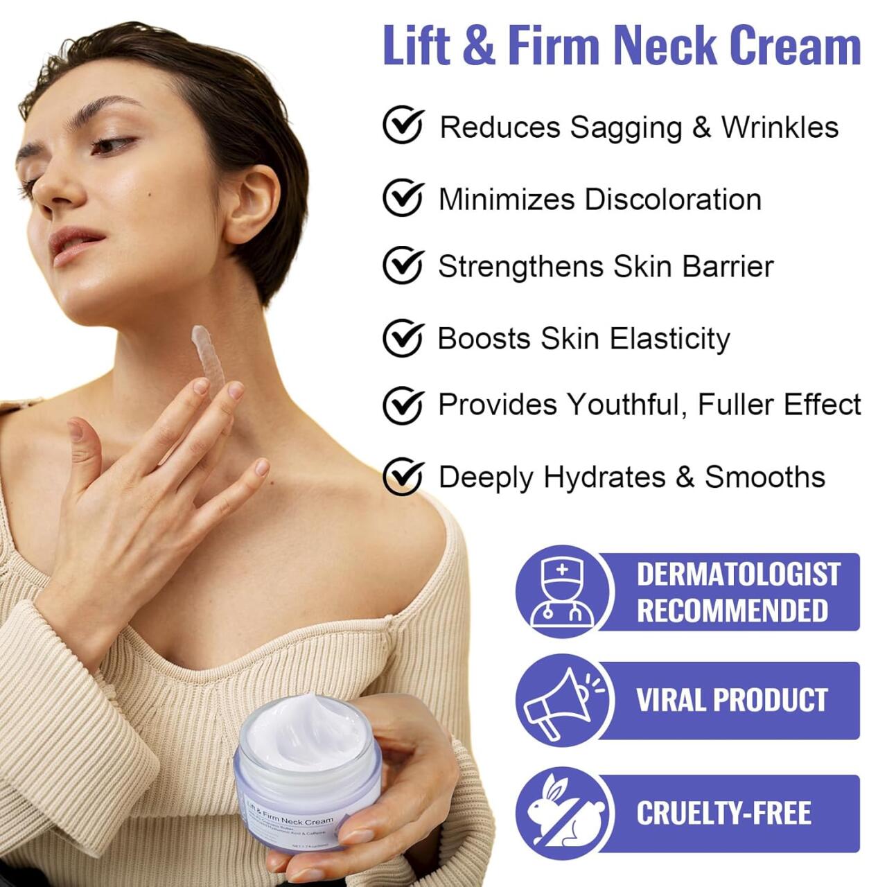 💜 Neck Cream® Reafirmante Antienvejecimiento💜