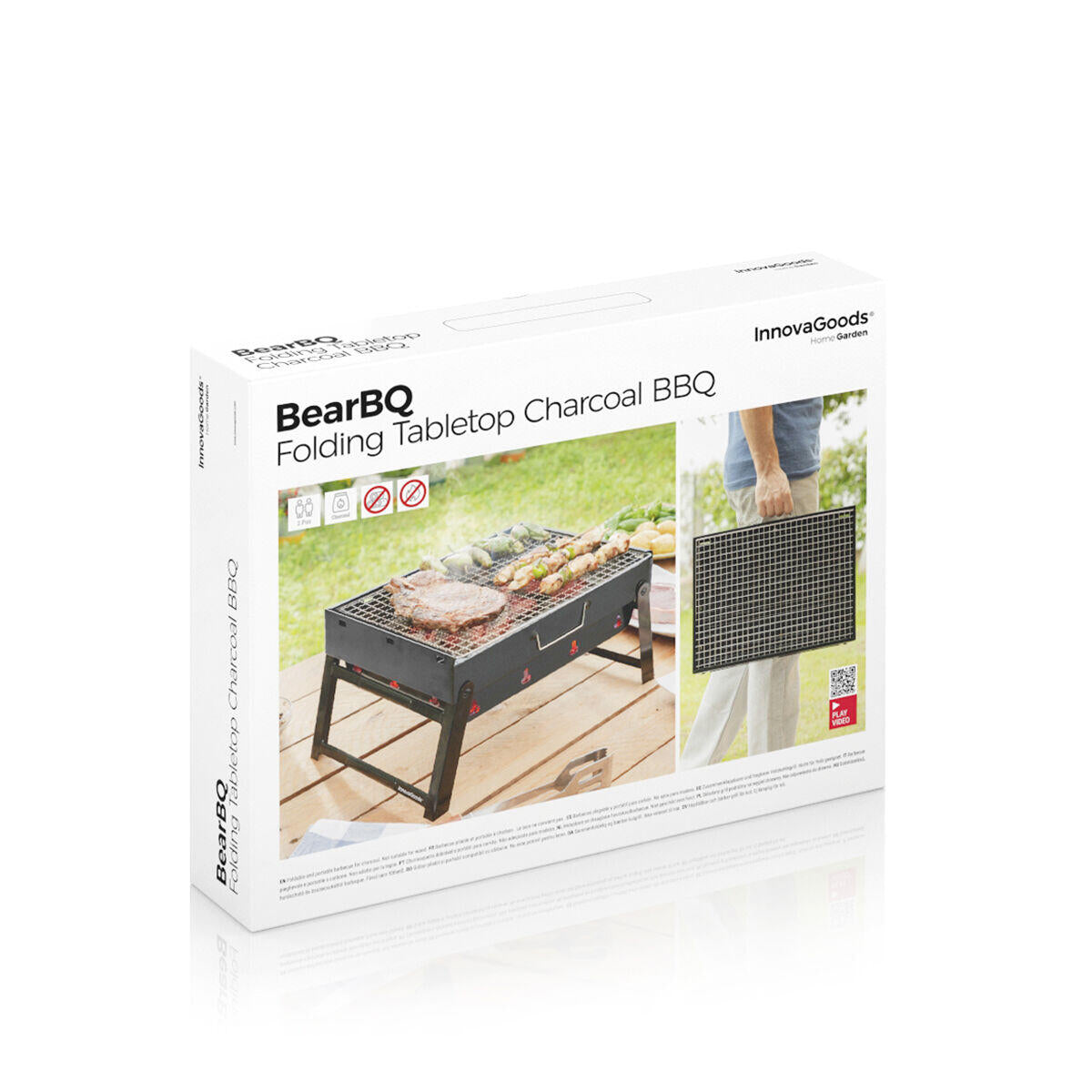 Barbacoa Plegable Portátil para Carbón BearBQ♨️