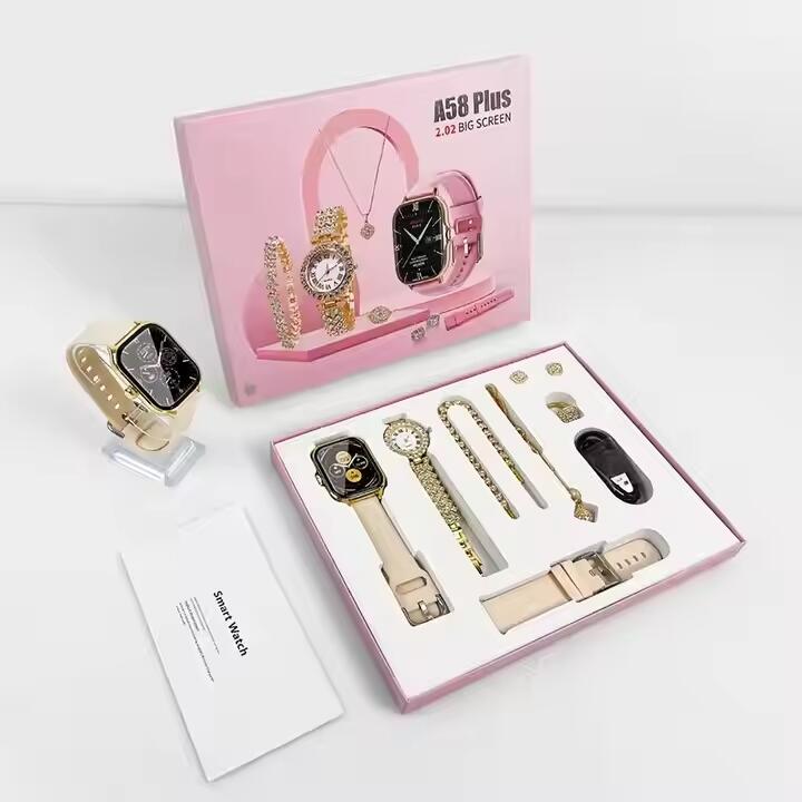 💖 SET SmartWatch Lady 💖 👸🏻Elegancia, Tecnología y Bienestar en un solo Set de Lujo ✨