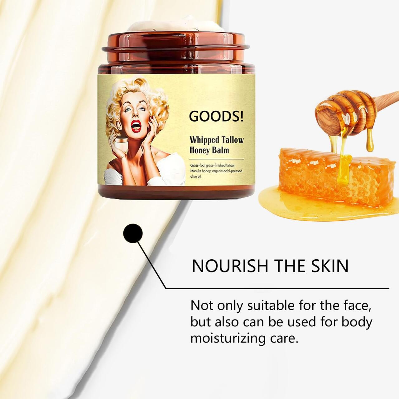 🧴✨EVIL GOODS – Bálsamo de Sebo de Res Batido🐄 y Miel🐝 de Manuka 🌻
