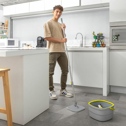🌪️🌊Mopa Giratoria con Autolimpieza y Cubo Separador Selimop🏠✨
