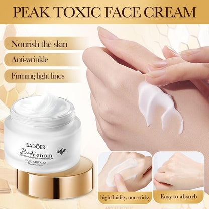 💖Crema Facial Reafirmante Antiarrugas con Veneno de Abeja (50g) 🐝✨– Efecto Lifting Natural