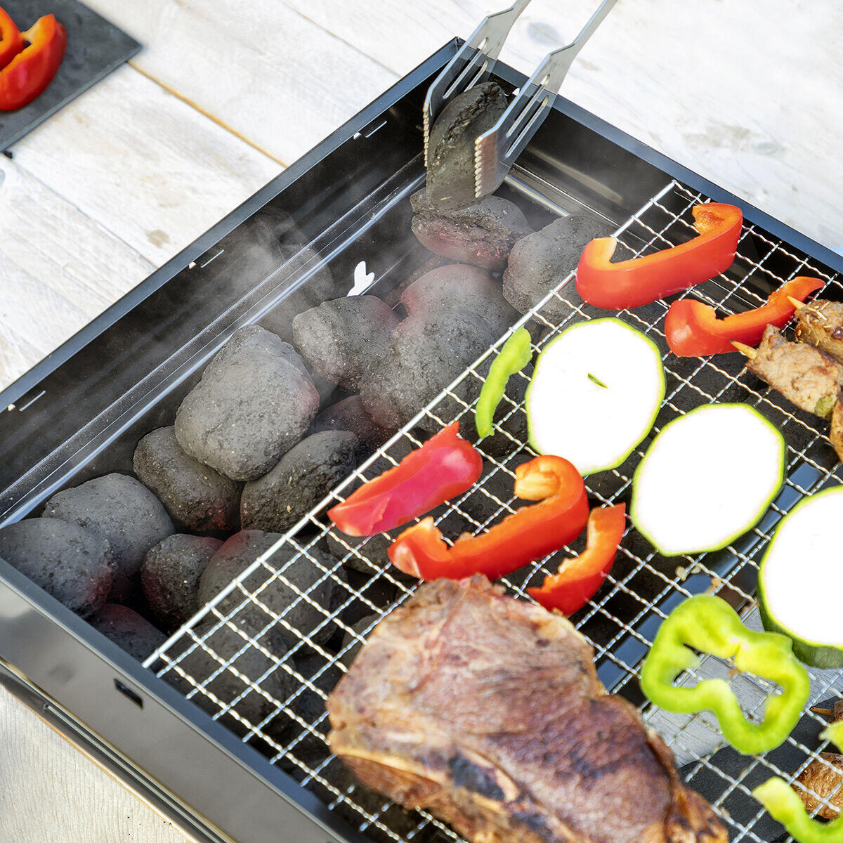 Barbacoa Plegable Portátil para Carbón BearBQ♨️
