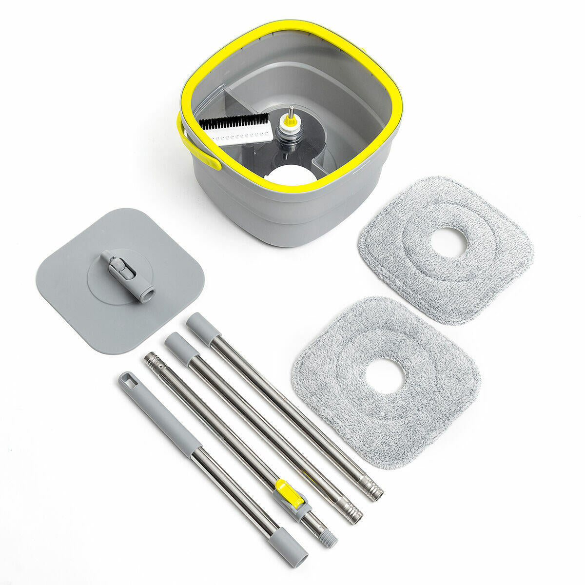 🌪️🌊Mopa Giratoria con Autolimpieza y Cubo Separador Selimop🏠✨