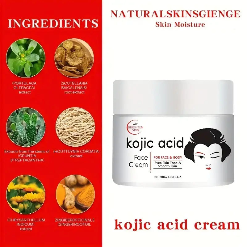 👘🪭Sérum Facial de Ácido Kójico – GHEISHA🎎🌸