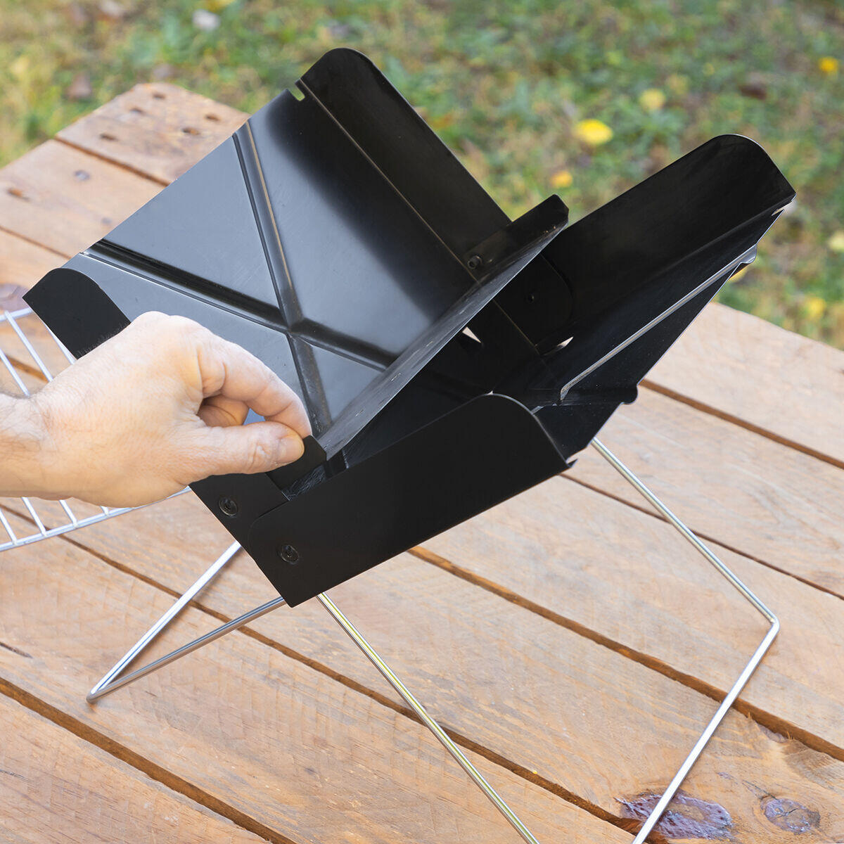 🔥🍗 Barbacoa Portátil Plegable | Mini Parrilla para BBQ en Casa o Viaje 🧳🏠
