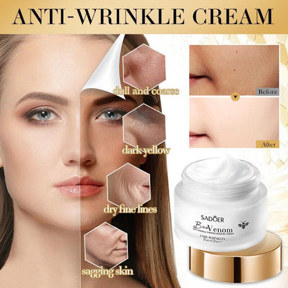 💖Crema Facial Reafirmante Antiarrugas con Veneno de Abeja (50g) 🐝✨– Efecto Lifting Natural