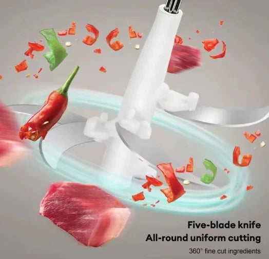 👩🏻‍🍳MoliChef™ - Molino Picadora Eléctrico de 2 Litros en Acero Inoxidable💪